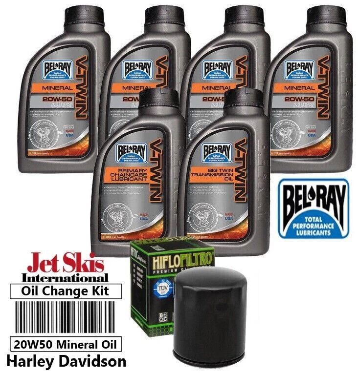 Harley Davidson Engine Oil Change Kit V Twin Cam Dyna Softail Fatboy Electra - Изображение 1 из 4