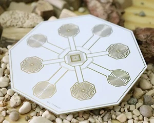 Placa de armonización de antenas Lakhovsky MWO y vórtice de 4", altar merkaba - Imagen 1 de 11