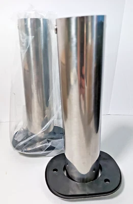 Stainless Steel Boat Fishing Rod Holder 90 Degree Fishing Pole Holder Set of 2 - Image 1 of 4