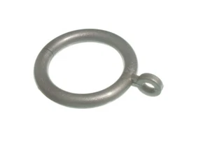 New 48 X Curtain Rod Rings Fixed Eyelet Grey Id 28mm For Poles Up To 20mm Dia - - Picture 1 of 1