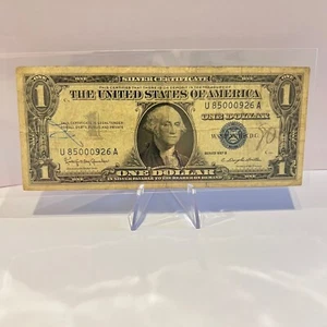 Silver Certificate $1 Dollar Bill Series 1957 * Old US Paper Currency - Picture 1 of 2
