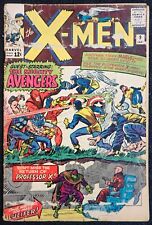 X-men #9 💙 1st Avengers Cross-over 💙 1965 Thor Captain America