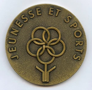 France Medal Youth and Sports 60mm 90gr !!!  - Picture 1 of 3
