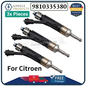 3 piezas Inyector electrónico de combustible 9810335380 para motor Citroën Peugeot 1.2T - Imagen 1 de 10