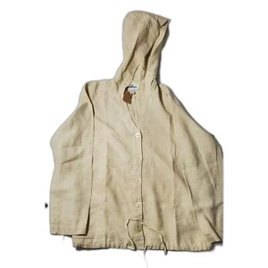 Kiko Jacke Damen Gr. M beige 100% Leinen langarm #109 - Bild 1 von 7