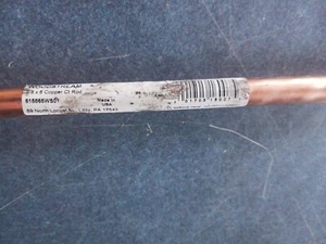 Copper Clad Electric Fencing or Telephone Ground Rod 5/8" x 6' Made in USA 72" - Picture 1 of 3