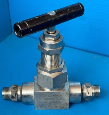 Swagelok, Stainless Steel Severe Service Union Bonnet Needle Valve, 1/2 in. FNPT - Image 1 of 4