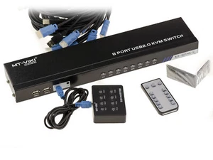 KVM SWITCH HDMI - USB /// AUTOMATISCH /// - 8 PORTS - MIT KABEL - Bild 1 von 3