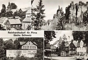 Reinhardtsdorf-Schöna - Kr. Pirna - Sachsen - DDR , Postkarte, ungelaufen 1985 - Bild 1 von 2