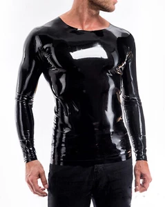 CAMISETA HOMBRE LÁTEX TOPS CUELLO O MANGA LARGA LÁTEX SIN CREMALLERA - Imagen 1 de 4