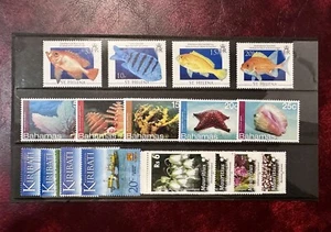 Stamps Saint Helena BAHAMAS, KIRIBATI MAURITIUS COLLECTION - Picture 1 of 1