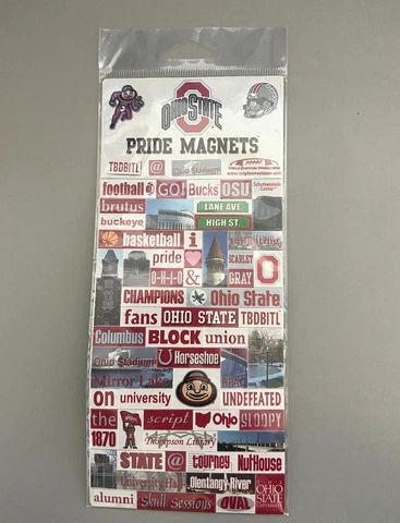 Ohio State University Buckeyes College Pride Magnets Cover