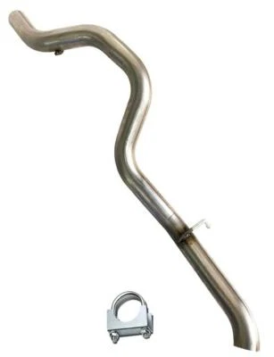 Direct-fit Stainless Steel Tail Pipe fits: 1997 - 2006 Jeep Wrangler - Image 1 of 4