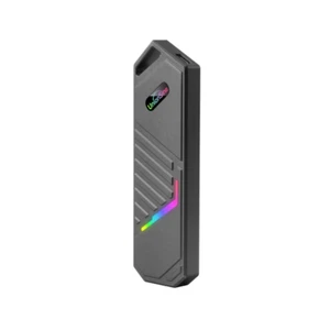 M.2 NVMe PCIE zu USB3.2 Externes SSD Gehäuse Leser Konverter Adapter mit RGB - Bild 1 von 12
