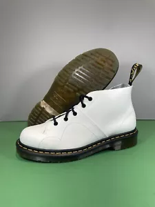 Dr. Martens Herren Größe 10 US weiß Kirchenschuhe Lederkleid Schnürstiefel - Bild 1 von 5