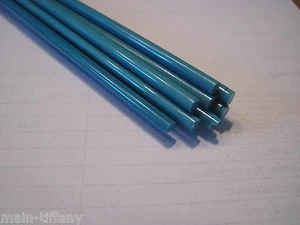 250 g Glasstangen Moretti (Effetre) dunkel türkis - Bild 1 von 1