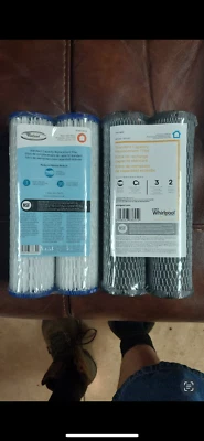 Whirlpool 2-Pack 10-in Replacement Water Filter WHKF-WHWC 2 pack 149010 - Image 1 of 3