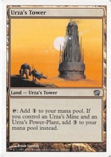 Urza's Tower *Uncommon* Magic MtG x1 Eighth 8th Edition MP