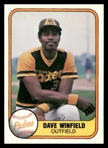1981 Fleer #484 Dave Winfield San Diego Padres Baseball card - Picture 1 of 2