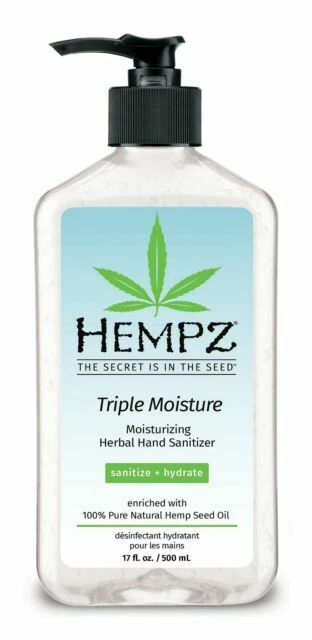 Hempz Triple Moisture Moisturizing Herbal Hand Sanitizer - 17oz