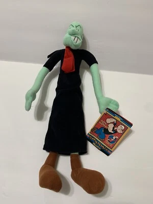 SEA HAG POPEYE KELLYTOY PLUSH POSEABLE 14" DOLL TOY 2003 VTG NEW W/ TAG RARE HTF - Image 1 of 4