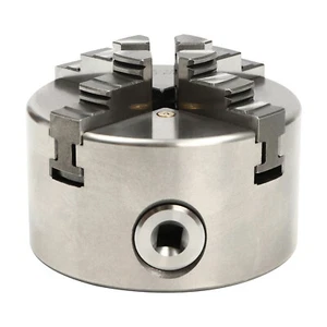 4-Backen Drehfutter 100mm Selbstzentrierendes Drehfutter für Drehmaschinen - Bild 1 von 24