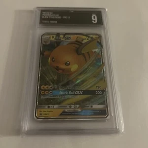 Raichu GX 2019 Pokemon Nintendo Black Star Promo SM213 P1S Graded 9 Mint - Picture 1 of 6