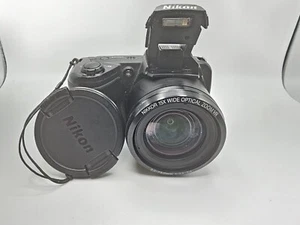 Nikon Coolpix L105 Black SLR Digital Camera For Parts Not Working  - Picture 1 of 10