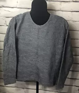 Camisa Suéter Alexander Wang Para Mujer Talla Pequeña Gris Manga Larga - Imagen 1 de 4