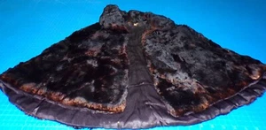 Antique/Vtg Fur Cape Women's Lined - Picture 1 of 14