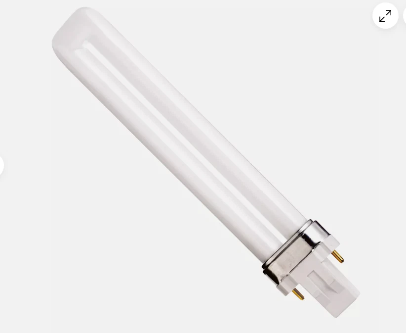 (10) GE F13BX/827/ECO 13 Watt BIAX 2 Pin Plug In Fluorescent Light Bulbs - Image 1 of 4