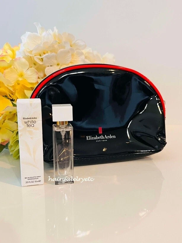 Elizabeth Arden White Tea Perfume Spray  and Cosmetic Bag Makeup Bag - Image 1 of 3