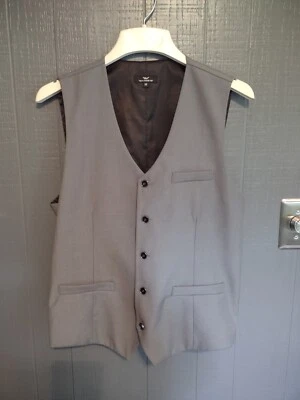 Men's Suit Vest Tuxedo Vest Gray Med. Wannew (Co) - Image 1 of 4