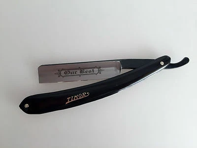 Timor G&F Solingen Rasiermesser Our Best 5/8 Carbonstahl straight razor Germany