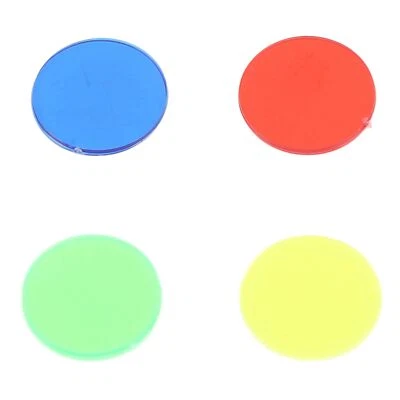 计数光盘100件4色宾果计数芯片15毫米透明 — 第 1/4 张图片