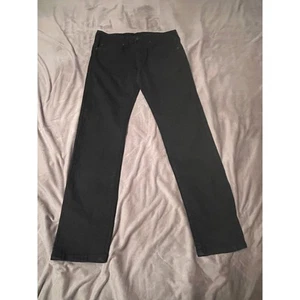 True Religion Black Jeans Straight Leg Denim Pants Size Boys 16 - Picture 1 of 13