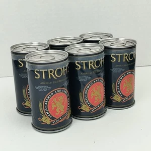 Vintage Stroh's Beer 2 Pack Golf Balls Six Pack Unopened Pull Tab Can Sealed - Picture 1 of 17