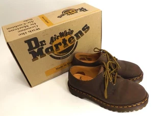 Zapato Oxford Dr Martens Aztek Crazy Horse 1561 Hecho en Inglaterra - Damas EE. UU. Talla 7 - Imagen 1 de 23
