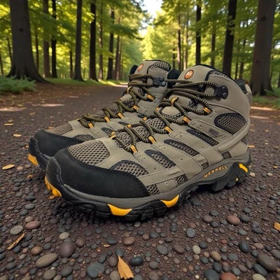 Туристические ботинки мужские Merrell Moab 2 Mid GoreTex размер 13 широкие J06057 ношенные один раз - Изображение 1 из 4