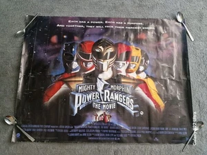 Mighty Morphin Power Rangers The Movie Quad Original Film Movie Cinema Poster - Picture 1 of 7