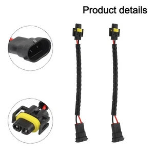 H11/H8/H9 Extension Wiring Harness Sockets Wire For Headlights Fog Lights Lamp - Picture 1 of 15