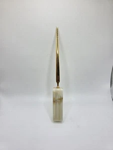 Vintage Brieföffner mit Onyx Griff - Bild 1 von 11