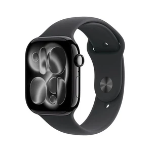 Apple Series 11 46mm Wasserdicht Smartwatch GPS (2025) Schwarz Sportarmband - M/L - Bild 1 von 9