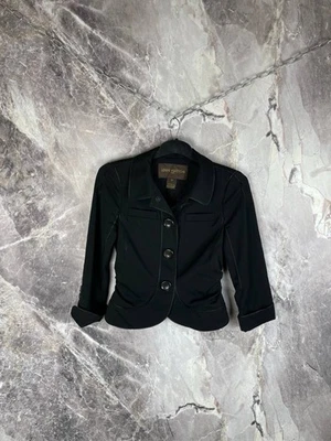 Chaqueta Blazer Louis Vuitton Uniforms Mujer Negra Con Botones Delanteros Talla 38 Foto 1 de 4