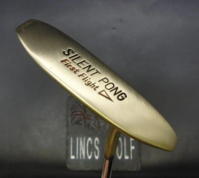 First Flight Silent Pong Putter 88cm Length Steel Shaft West Golf Grip - Image 1 of 4