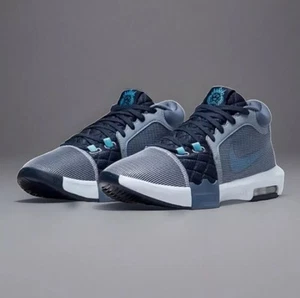 Nike Lebron James Witness VIII 8 Ashen Slate Blue Basketball Shoes Mens Size 8.5 - Picture 1 of 6
