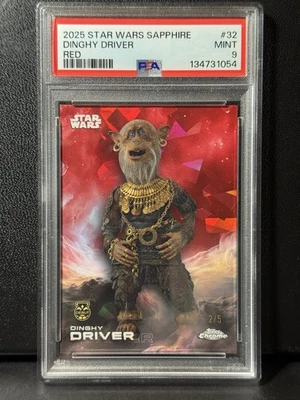 Драйвер 2025 Topps Chrome Star Wars Dinghy /5 #32 - Изображение 1 из 2