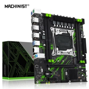 Placa madre X99 LGA 2011-3 compatible con DDR4 RAM SATA M.2 NVME M.2 para Xeon E5 V3 V4 - Imagen 1 de 16