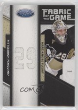 2011 Certified Fabric of the Game Materials Jersey Number /25 Marc-Andre Fleury