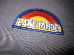 Vintage LAKE TAHOE Rainbow PATCH - Picture 1 of 3